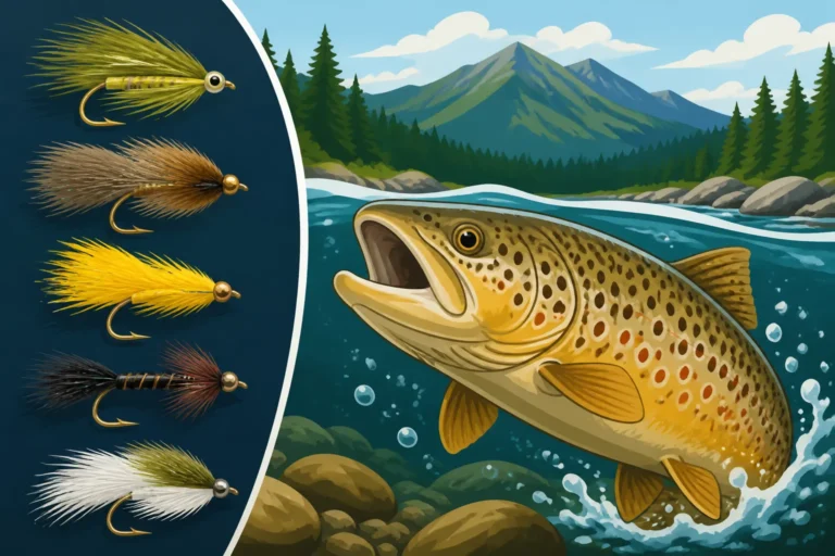 Best streamer patterns for New Hampshire brown trout