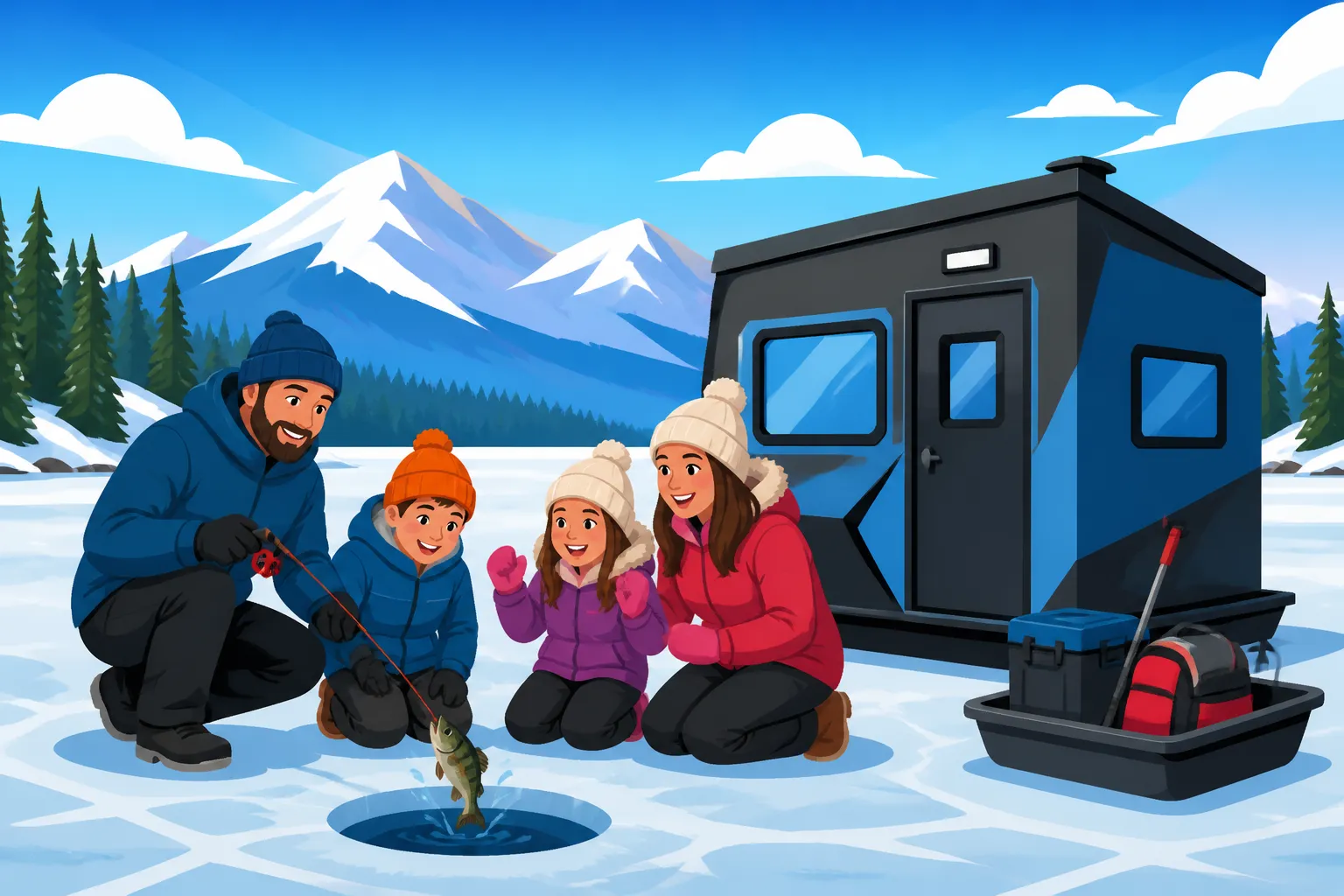 Best ice shanty for a family outing
