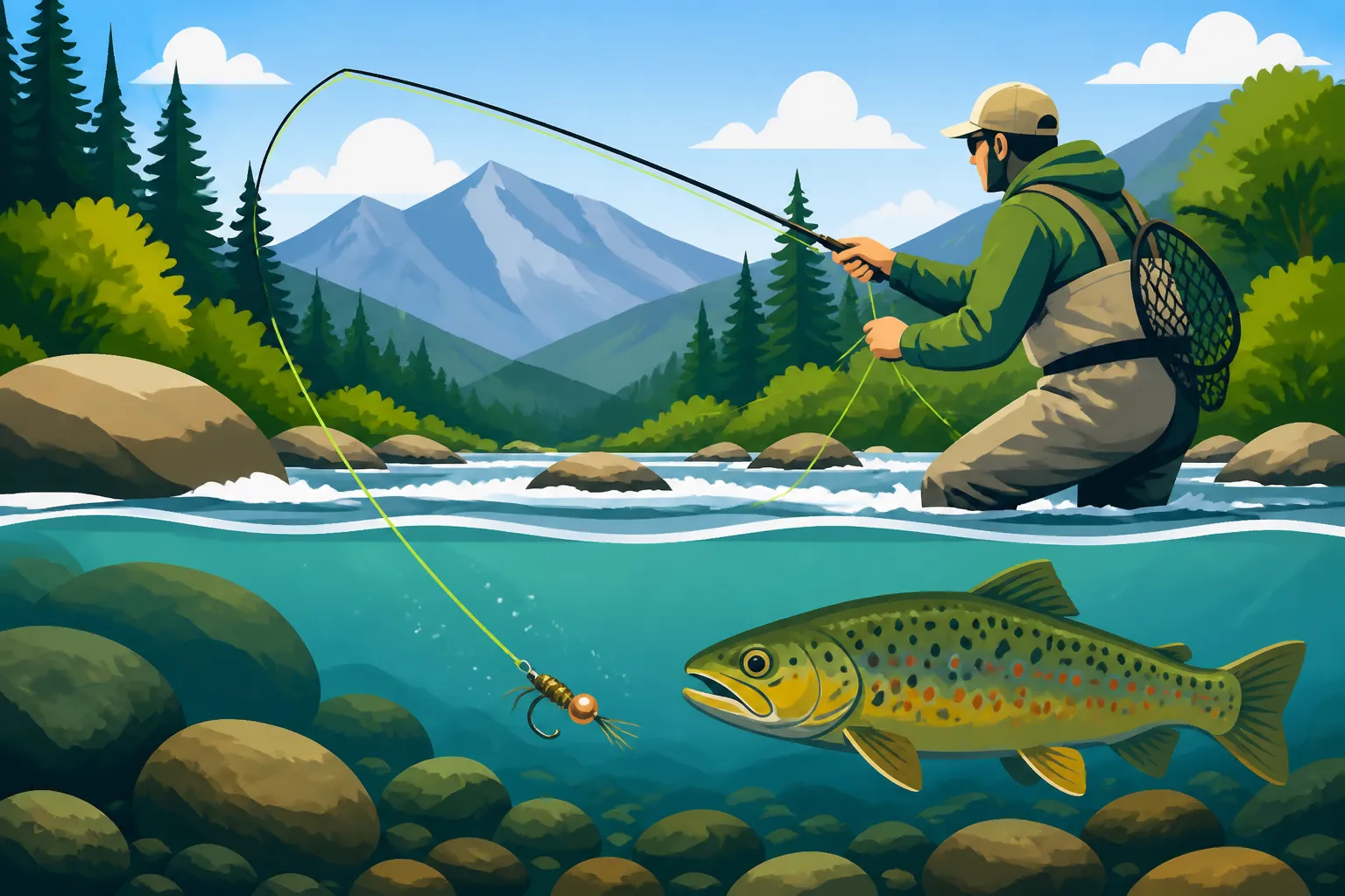 How to euro nymph a mountain freestone stream
