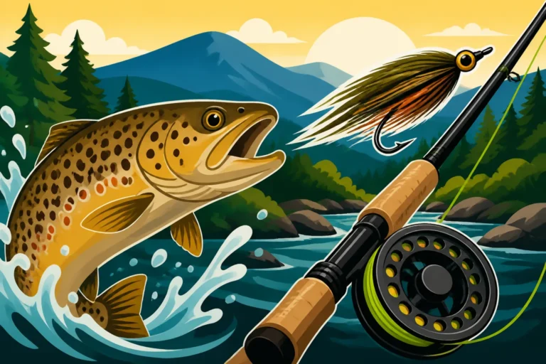 Best streamer rod setup for big brown trout