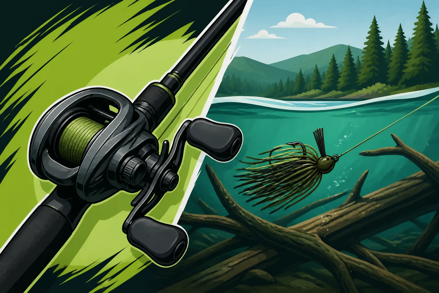 Best baitcaster for pitching jigs to laydowns