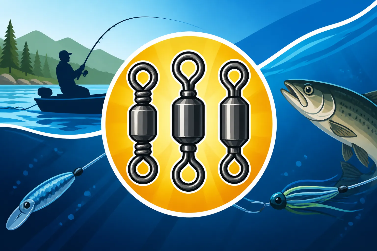 Best swivel type for trolling leaders