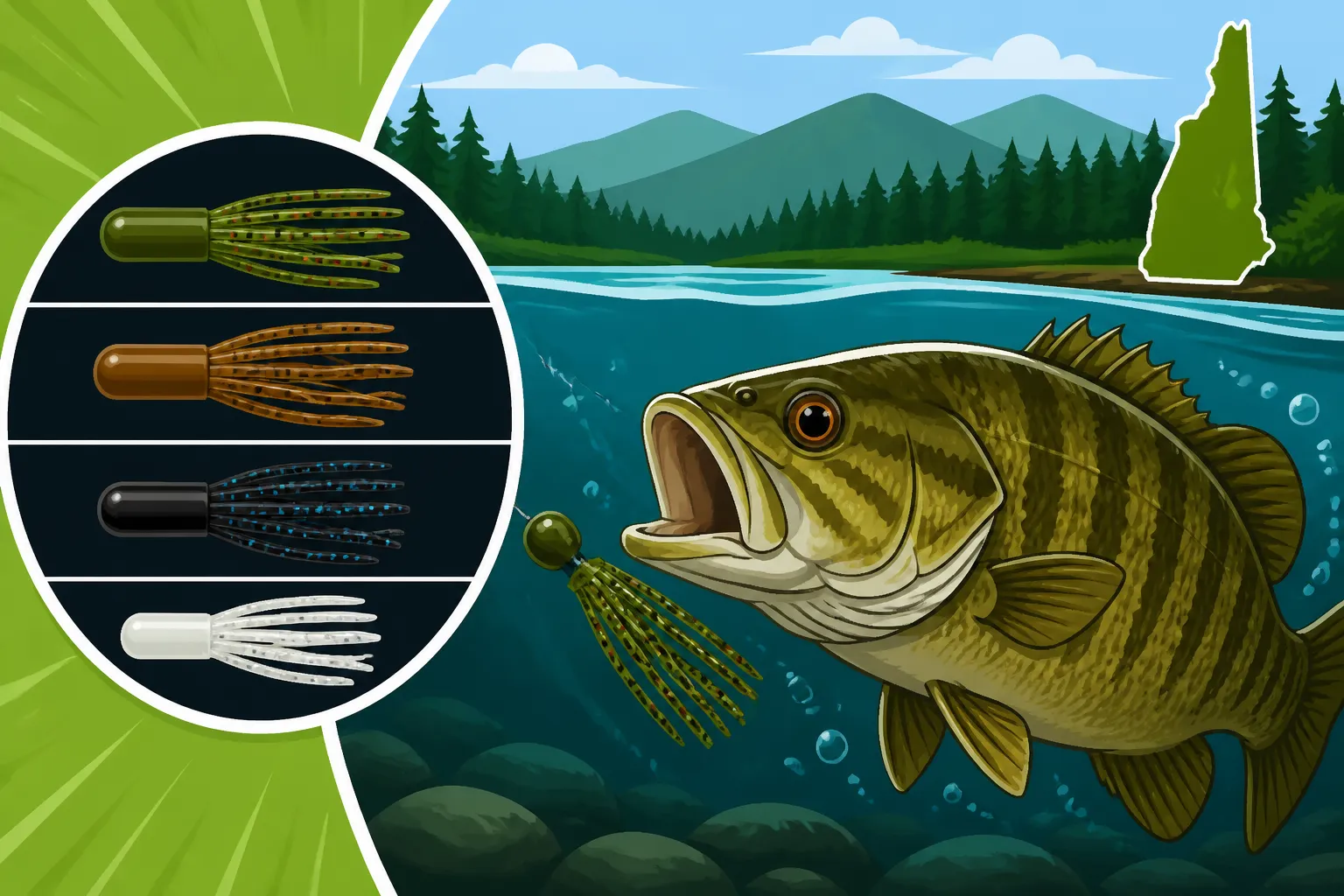 Best tube jig color for smallmouth bass