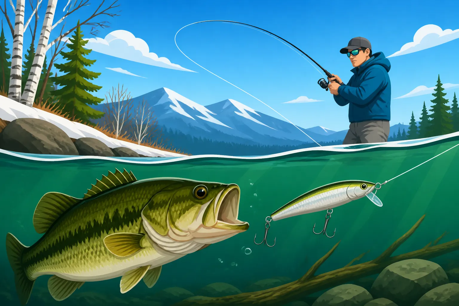 How to fish a jerkbait for early spring bass