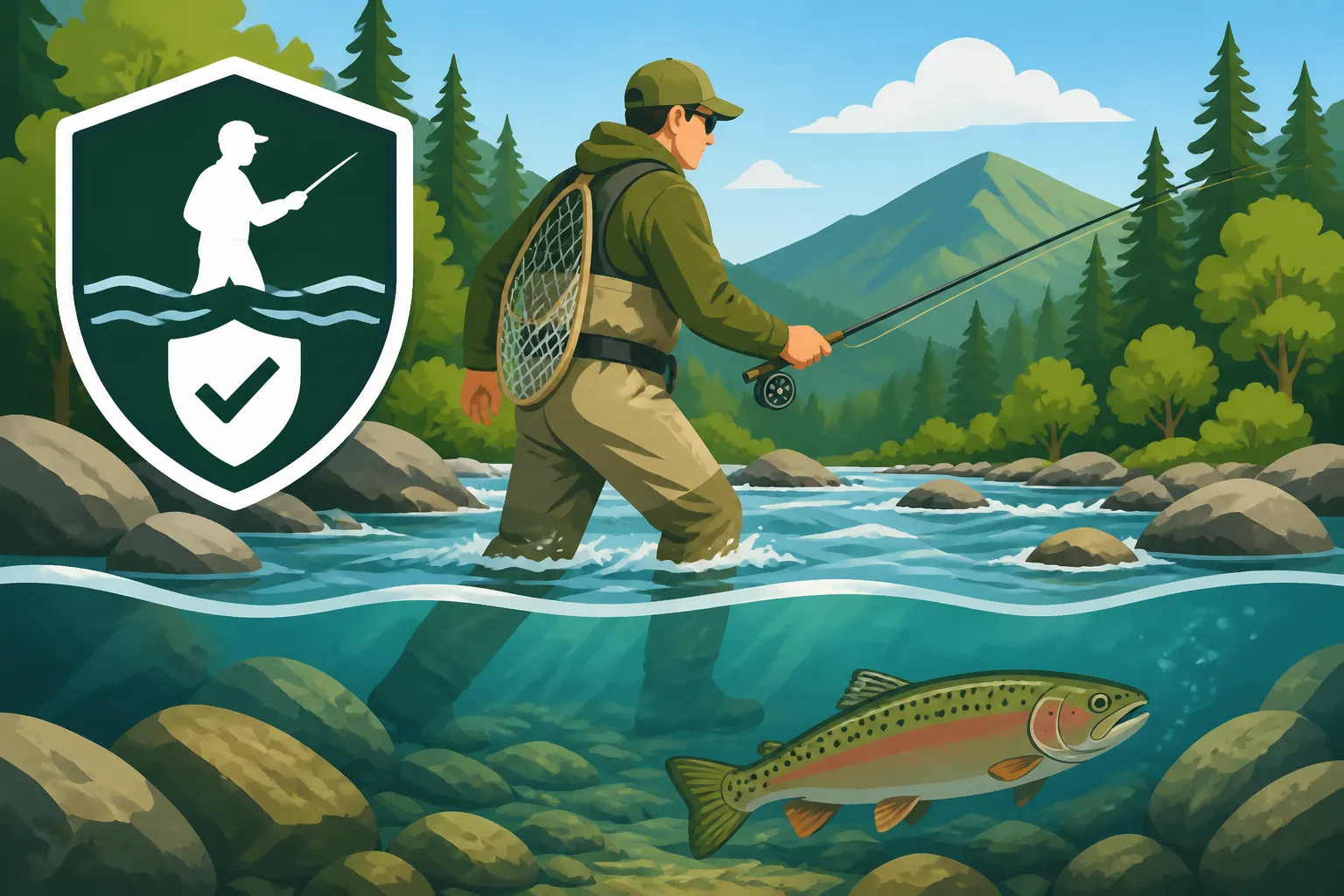 How to wade a New Hampshire trout stream safely