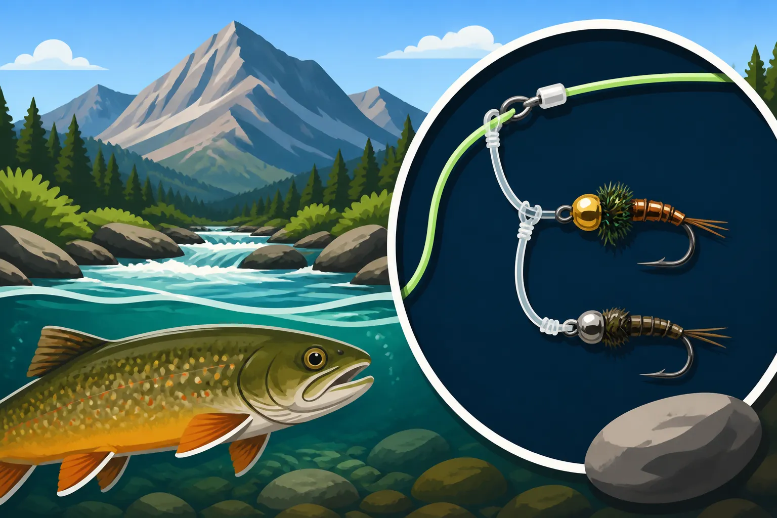 Best nymph rig for high mountain streams