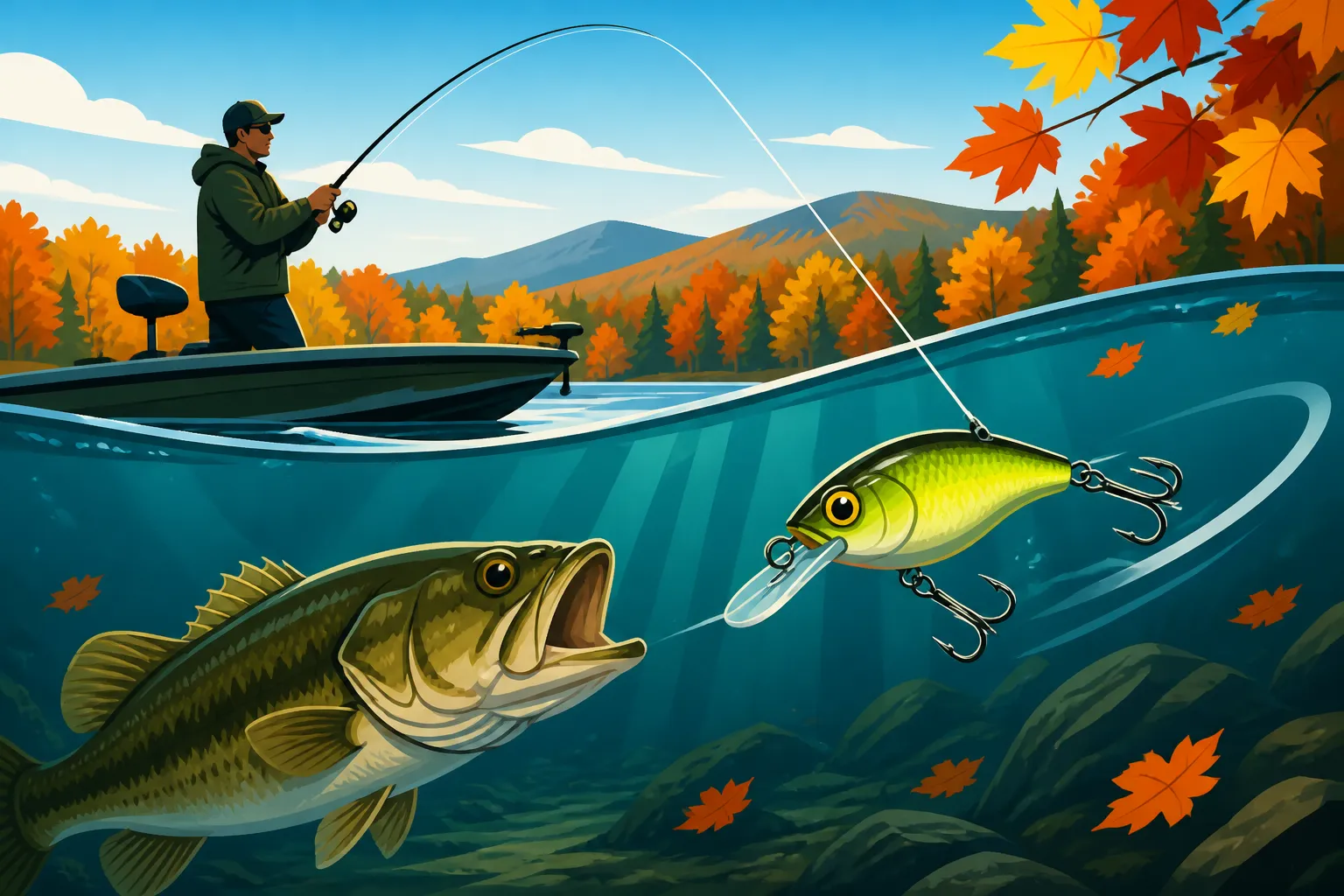 Best technique for fall crankbait fishing
