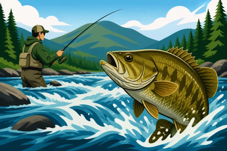 How to catch smallmouth in a New Hampshire river current
