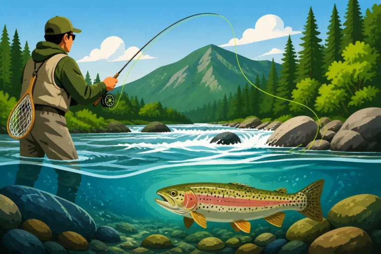 How to fish a run and pool trout stream
