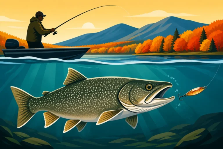 How to catch trophy lake trout in the fall