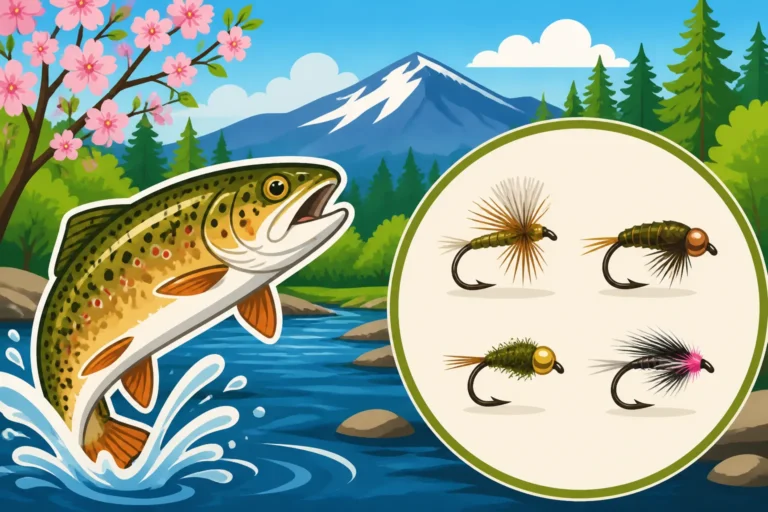 Best fly size for New Hampshire trout streams in spring