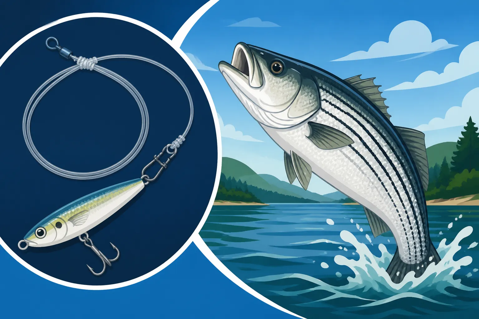 Best leader for striped bass in Great Bay