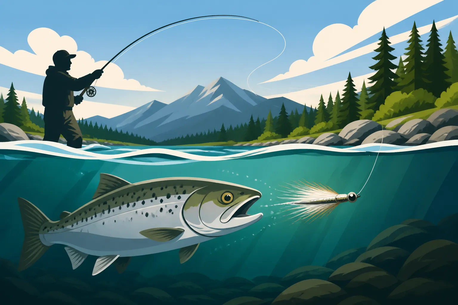 How to fish a smelt-imitating fly for salmon