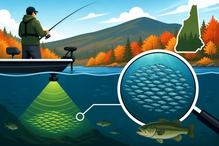 Best technique for finding fall baitfish schools