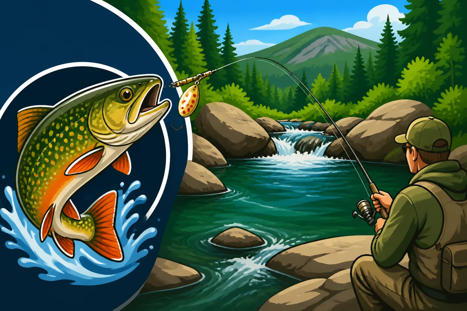 Best technique for fishing pocket water