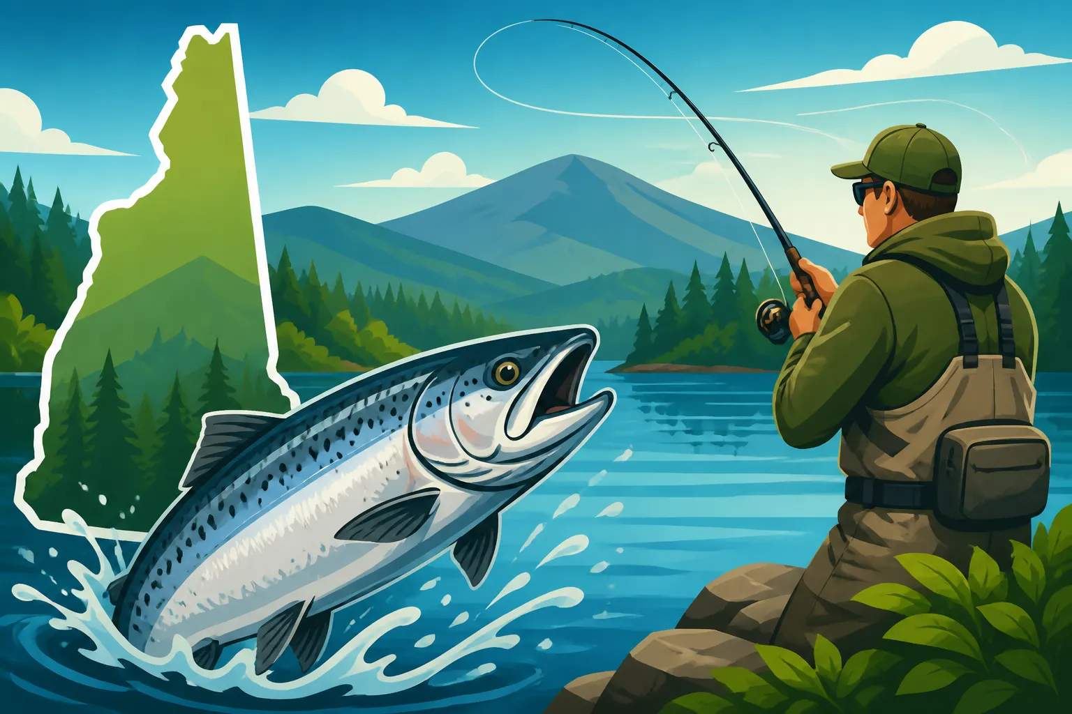 Landlocked Salmon Fishing in New Hampshire