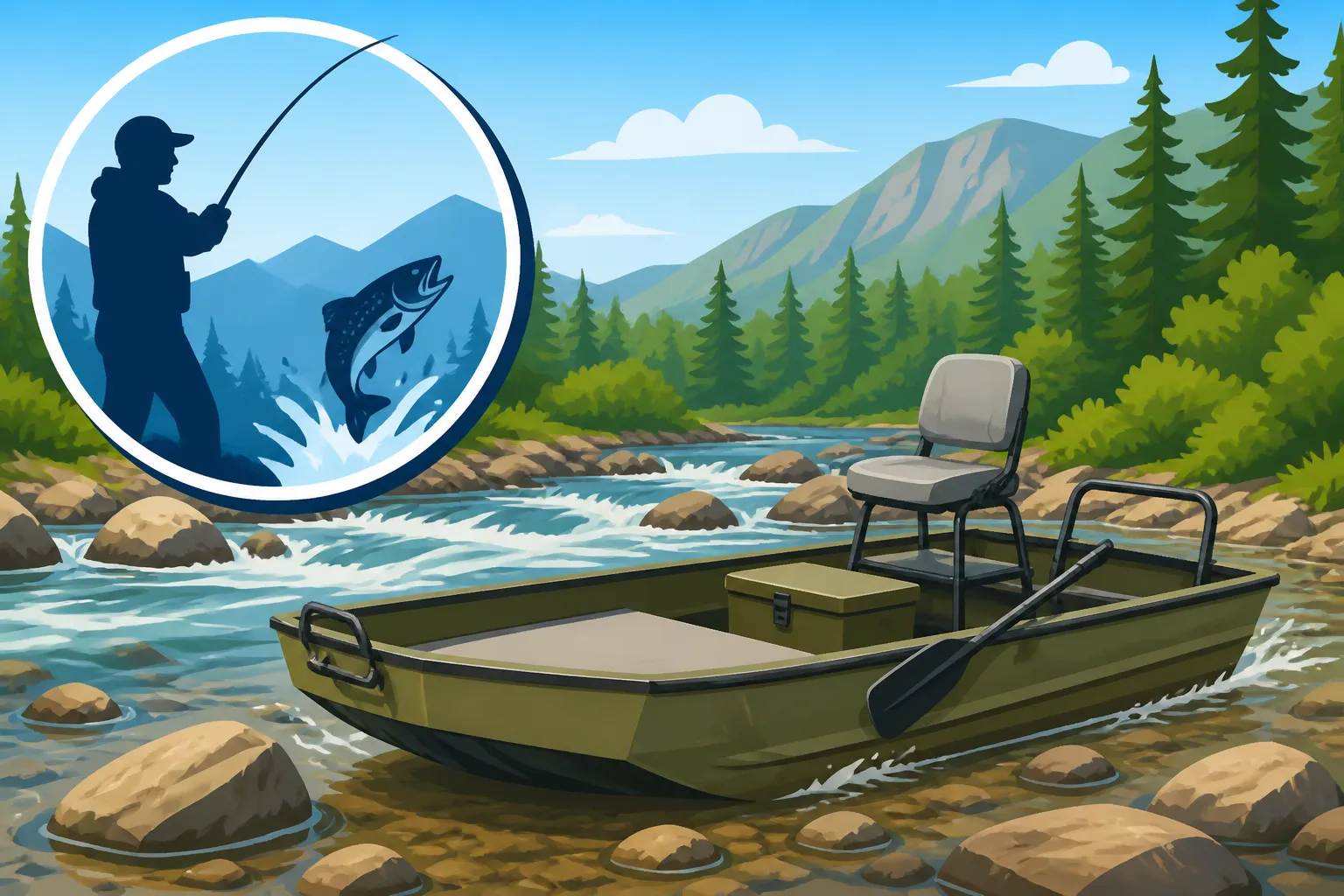 Best boat for shallow rocky rivers