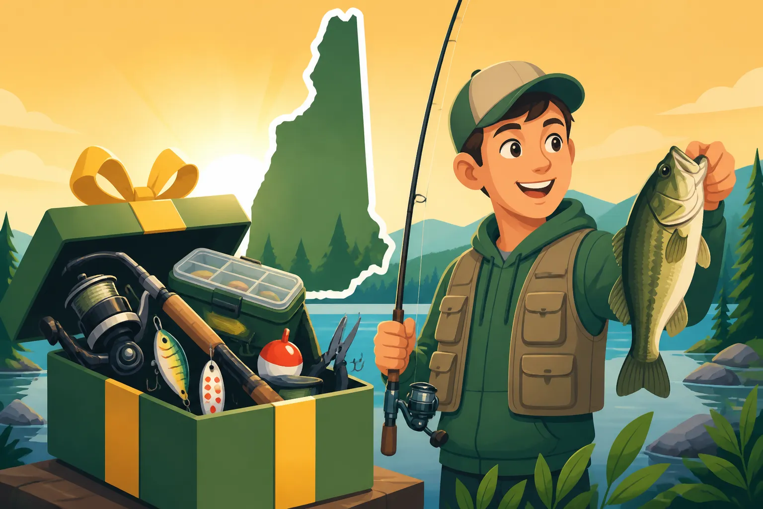 Best gift for a beginner New Hampshire angler