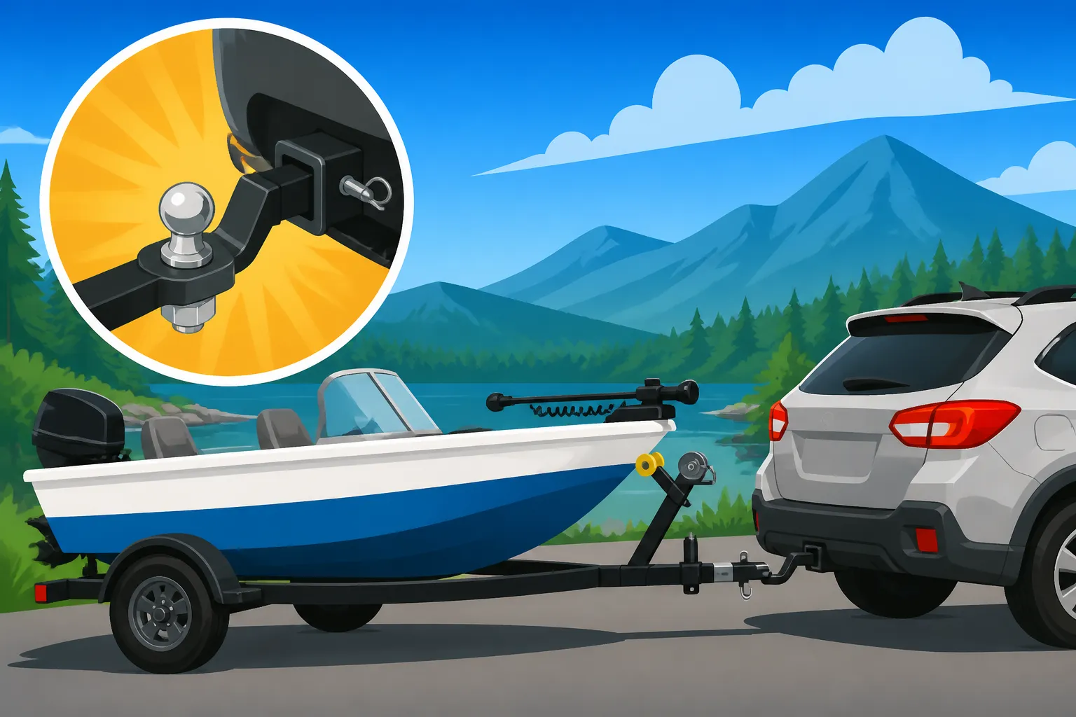 Best trailer hitch setup for a small boat