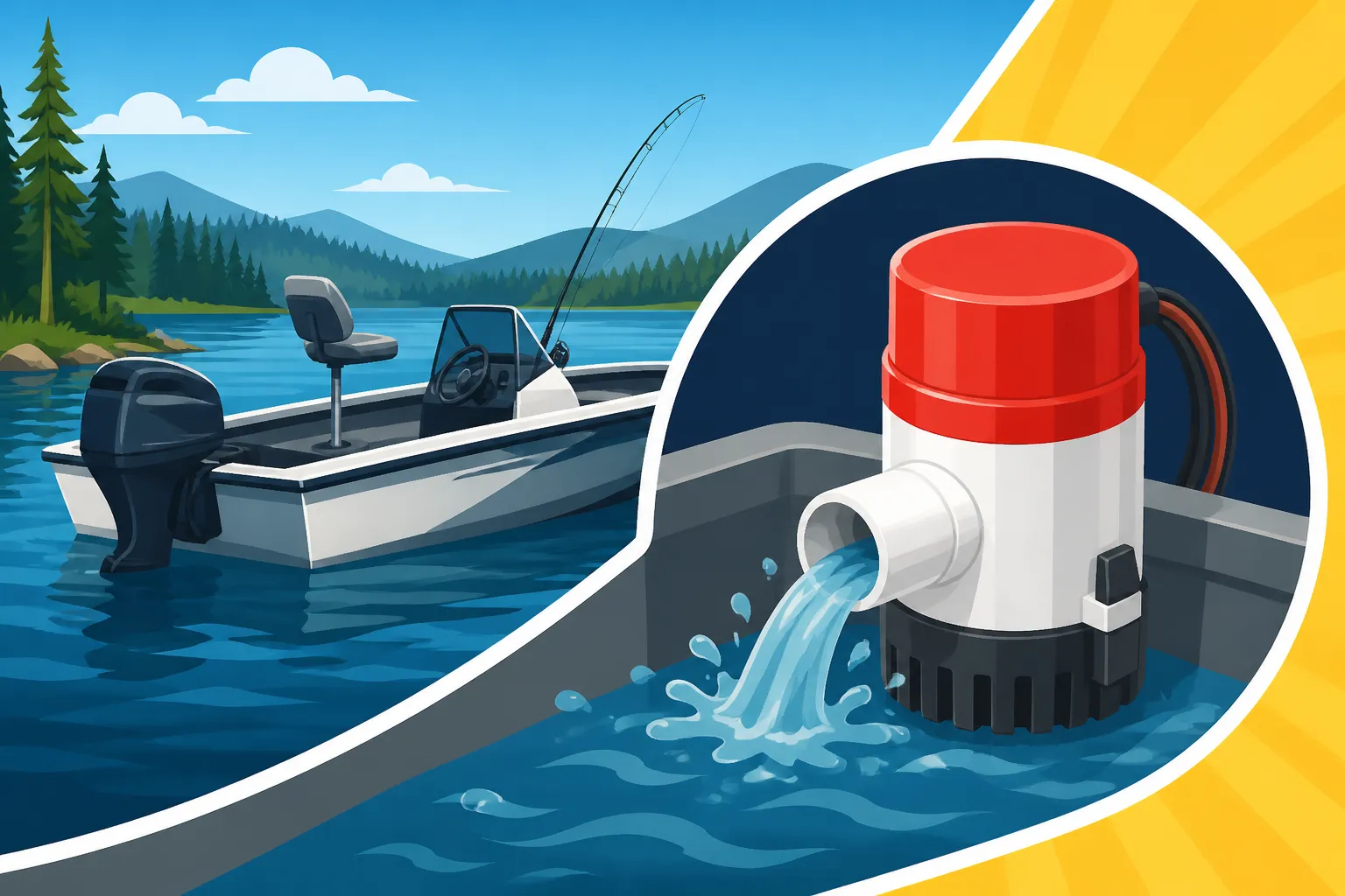 Best bilge pump for a small fishing boat